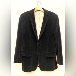 John Varvatos VELVET JACKET Black 48 Classic Blazer Sport Coat EUC